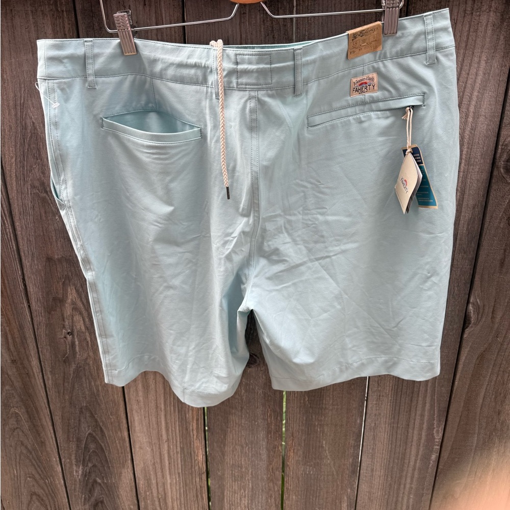 FAHERTY All Day Casual Shorts Seafoam Pale blue - Picture 3 of 4